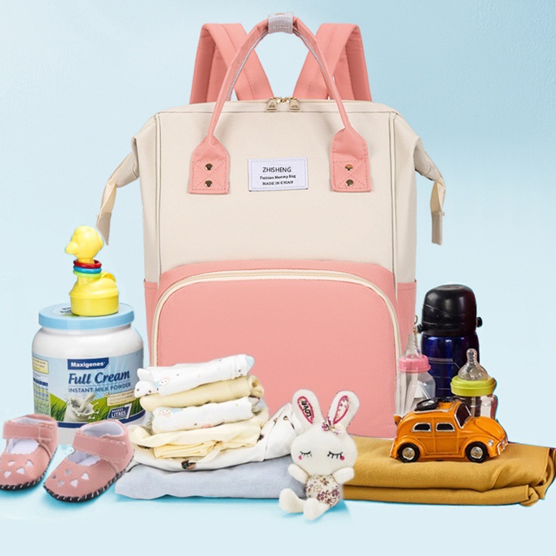 Bolsa transfronteriza para mamás, pañales para bebés multifuncionales, bolsa de aislamiento térmico para madres y bebés, mochila práctica para salir, bolsa de parto