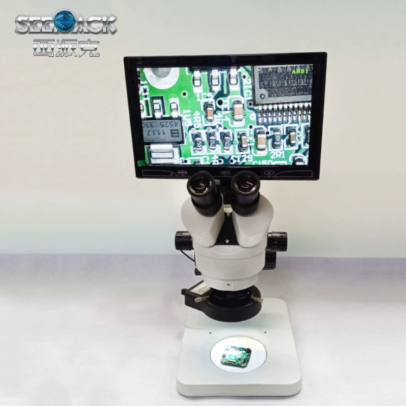 Trinity Видео Стерео микроскоп рассекающее зеркало обслуживание электронных компонентов HD Видео Стерео твердый микроскоп
