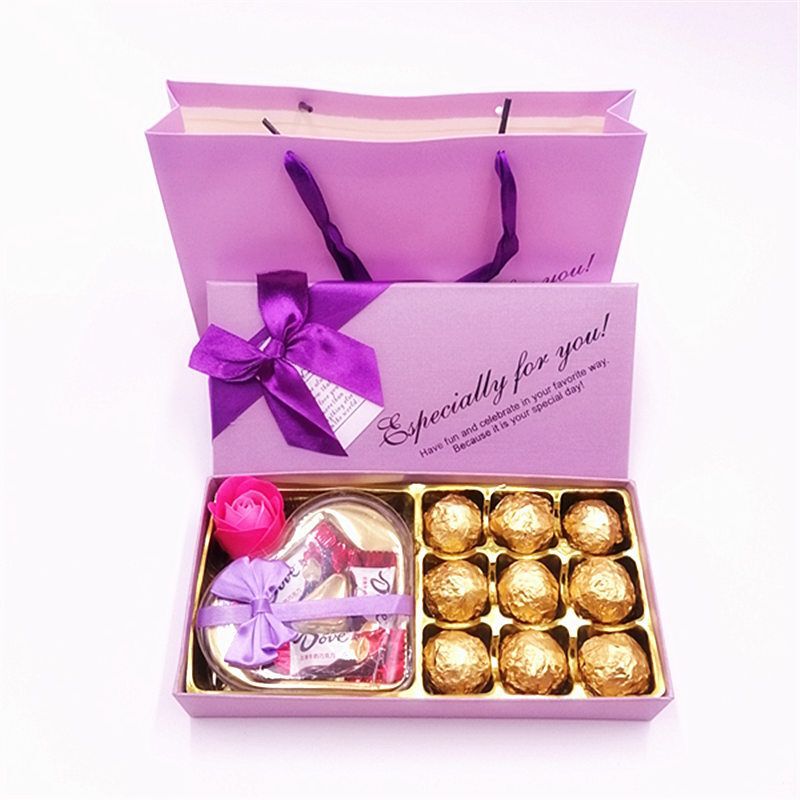 Creative chocolate gift box for girlfriend boys friends birthday Valentine's Day gift 520 confession