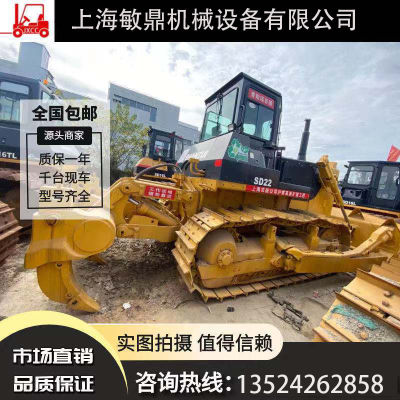 上海低价现货出售二手推土机，山推SD160、220推土机，可试车出口