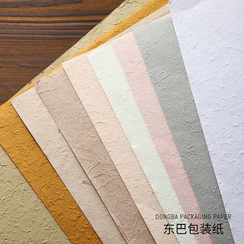 Huaxi mano rasgada Dongba papel monocromático ramo de flores flores flores de papel de embalaje regalo diy flor florista