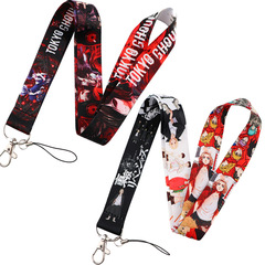 Tokyo Anime Cartoon Phone Lanyard ID Card Camera Necklace Keychain USB Flash Drive Accessory