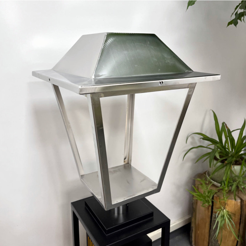 Luminaria de Jardín Cuadrada, Estándares Europeos y Americanos, Luminaria LED de Exterior de 100 Vatios, Luminaria Cuadrada de Amplio Voltaje.