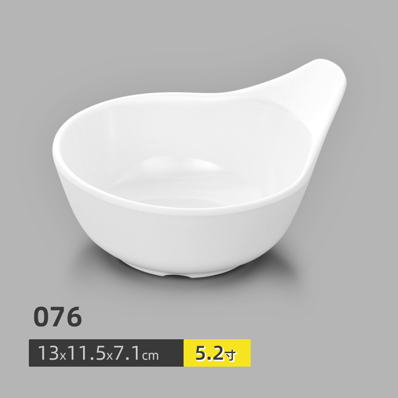Tazón Pequeño de Melamina para Sopa para Restaurantes y Comedores