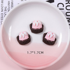 趣味樹脂仿真食玩冰淇淋蛋糕 diy手工配件 奶油膠滴膠手機殼裝飾