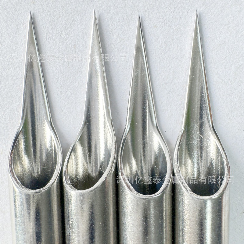 304不锈钢毛细管 磨尖 磨刃 斜尖穿刺针 精密线切割
