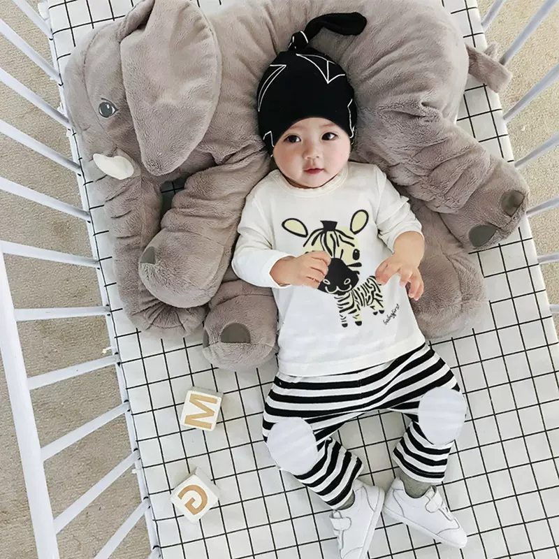 婴儿秋衣秋裤纯棉分体打底宝宝两件套家居服儿童休闲内衣套装睡衣