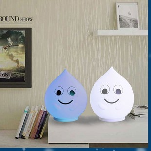 Cross-Border Creative Water Drop Pat Lamp Silicone Mini Christmas Gift Ornament Bedside Feeding Battery Night Light