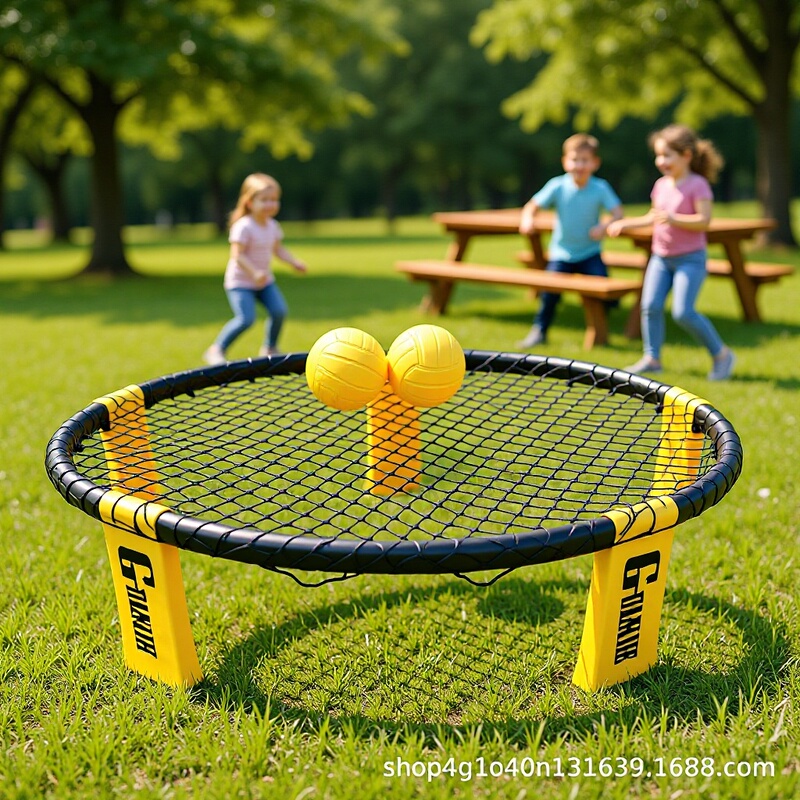 Spikeball Round Net Ball Mini Beach Volleyball Aerobic Set Grass Good Quality Can Print Logo