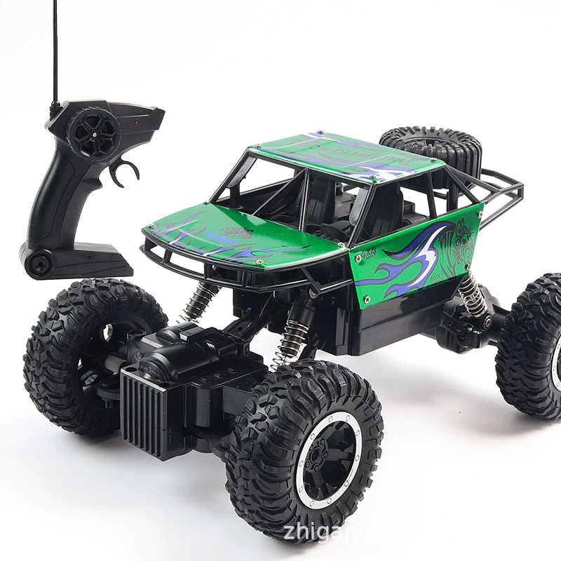 Новый перезаряжаемый пульт дистанционного управления из сплава, внедорожный автомобиль для восхождения, всенаправленное вождение, модель с двумя колесами, игрушка, большой колесный автомобиль с дистанционным управлением