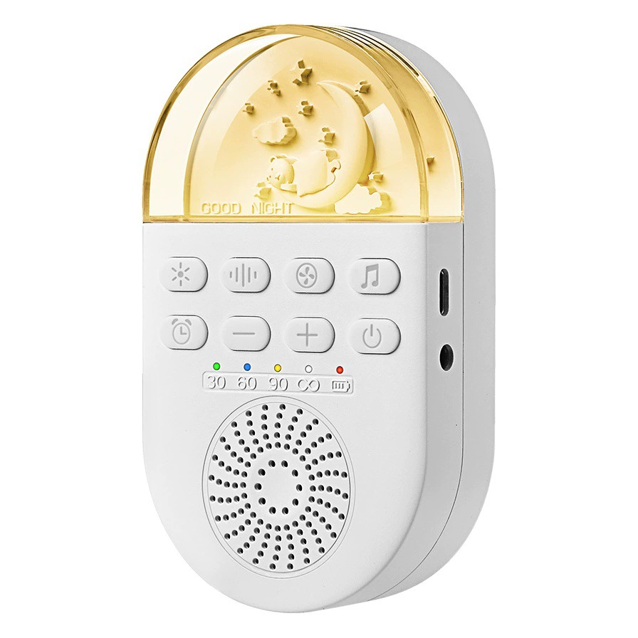 Новинка в наличии Детский успокаивающий измеритель сна Детский музыкальный измеритель сна Измеритель сна с белым шумом Светодиодный ночник