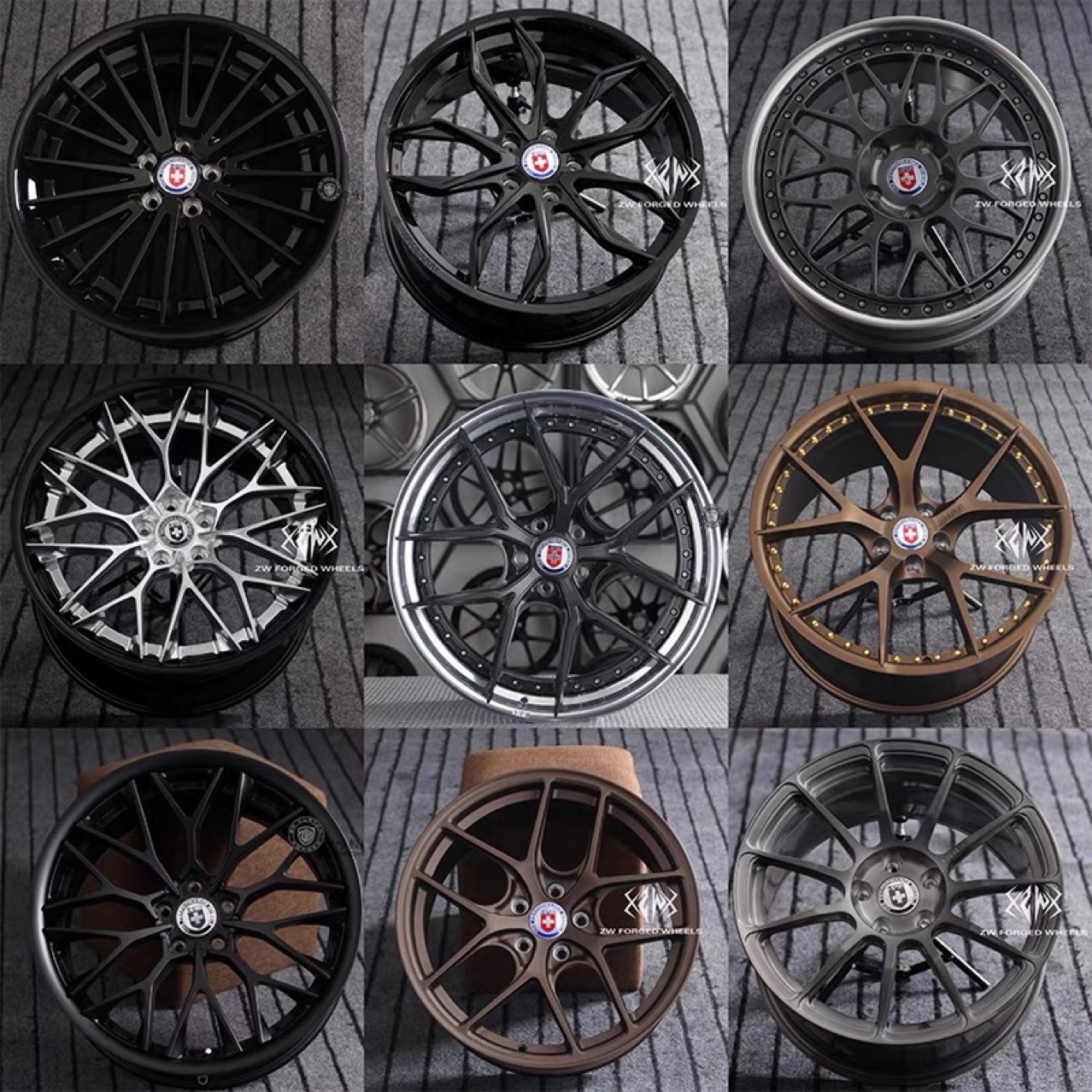 Ten thousand tons of forged P101/P104SC/FF10 Hongxin blank is suitable for Mercedes-Benz Audi BMW modified HRE wheel hub