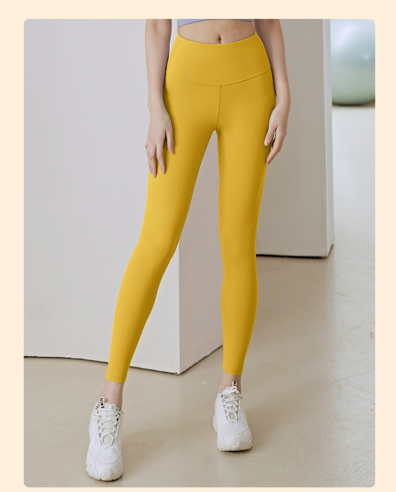 Simple Style Solid Color Spandex Polyester Active Bottoms Leggings display picture 2