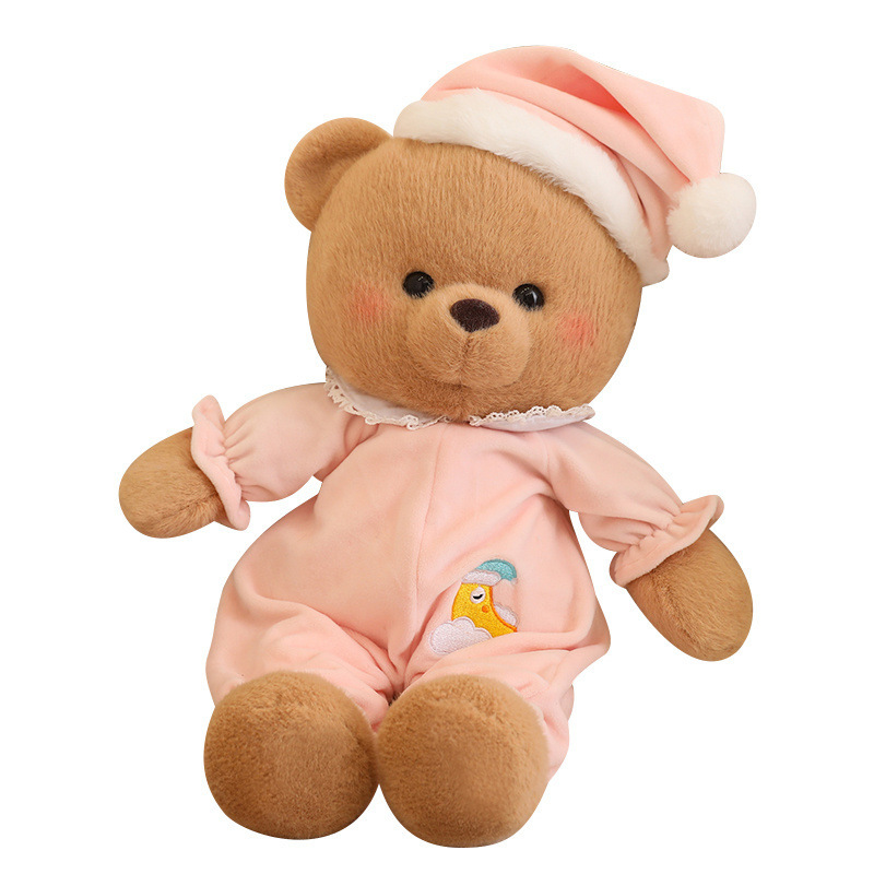Bonitos juguetes de peluche, buenas noches, muñecas de oso, muñecas de tela, muñecas de regalo de cumpleaños para niños al por mayor