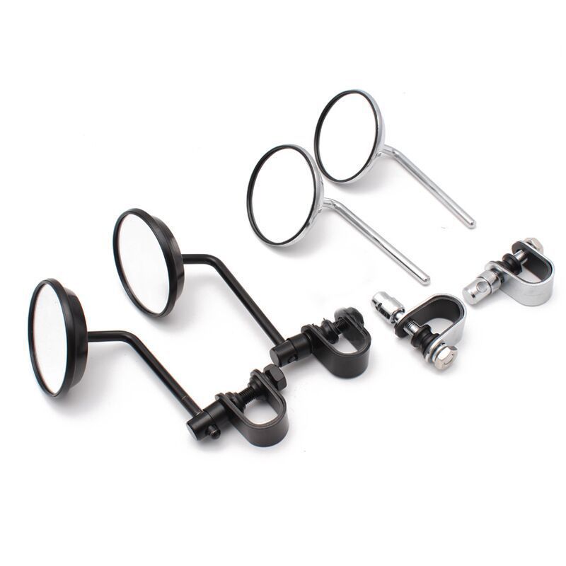 Motorcycle Rearview Mirror, Electric Vehicle Reflector, Caliper Rearview Mirror, Modified Small Round Mirror, Cross-Border Motorcycle Accessories