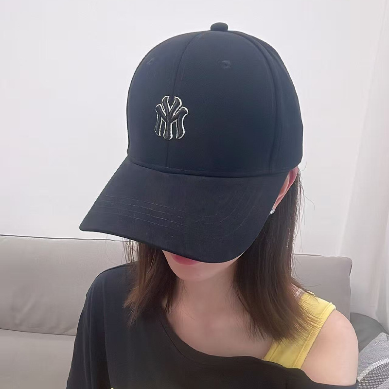 新款大头围棒球帽女韩版ins潮牌网红纯色宽檐显脸小遮阳鸭舌帽男|undefined