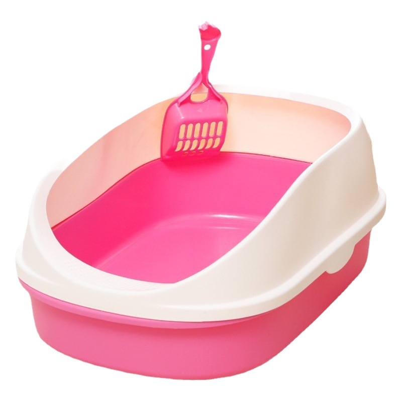 Caja de arena para gatos semicerrada grande engrosada gato inodoro anti-salpicaduras caja de arena para gatos gratis pala de arena para gatos suministros para gatos al por mayor