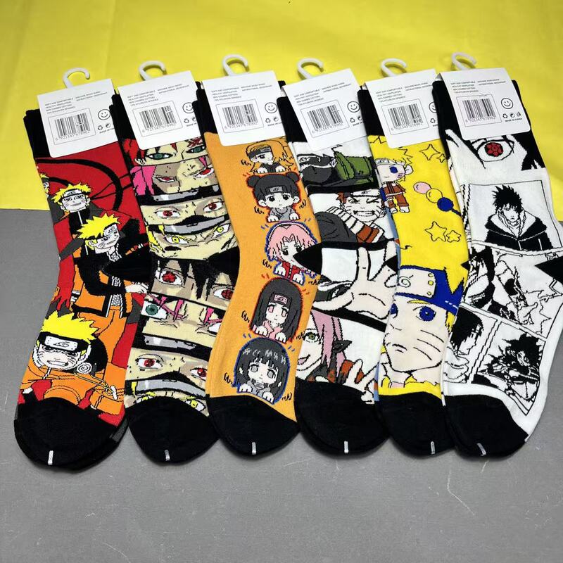 Harajuku Style Japanese Ab Cartoon Mid-Calf Socks Naruto All-Season Socks Mid-Calf Couple Ins Long Socks Harajuku Style Japanese Ab Cartoon Mid-Calf Socks Naruto All-Season Socks Mid-Calf Couple Ins Long Socks