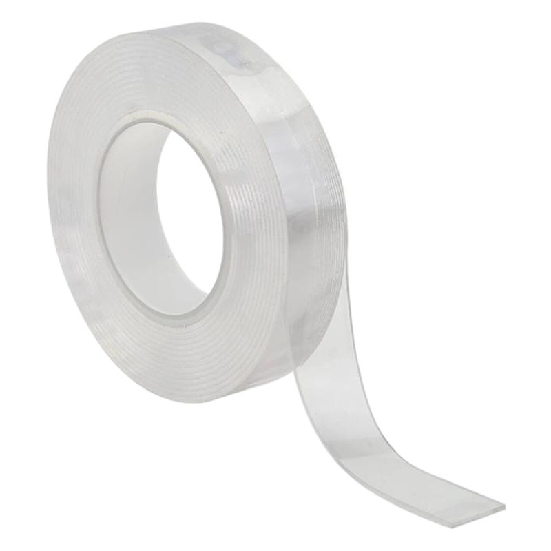 Internet celebridad 1MM grueso nano cinta sin costuras TikTok misma tecnología negro cinta mágica fuerte adhesivo lavable