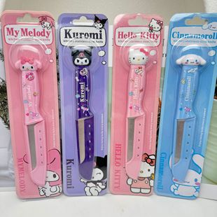 Sanrio Family KT Cat Merlot Kulomi Fruit Knife Kitchen Household Cartoon Knife Dormitory Cutting Fruit Portable