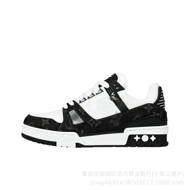 Cross-border foreign trade trainer: Lujia European version loafers for men and women, thick-soled embossed sneakers, high-quality Putian shoes Cross-border foreign trade trainer: Lujia European version loafers for men and women, thick-soled embossed sneakers, high-quality Putian shoes