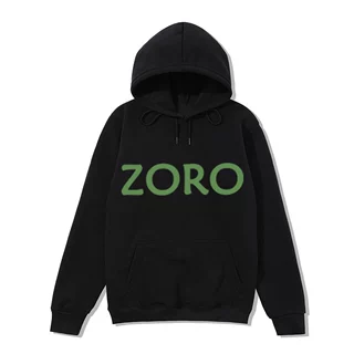 外贸男女卫衣潮流卫衣男zoro街头连帽运动衫男女加绒休闲宽松外套