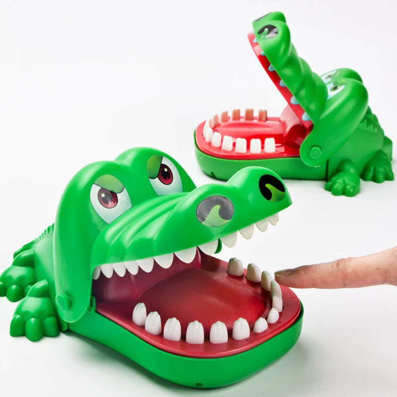 Игра-подкусывающая крокодила игрушка, ABS-пластик, компактная 16×13×10 см, семейная анти-стресс-игра