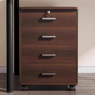 File Cabinet Office Under-Desk Storage Cabinet with Lock Locker Storage Cabinet Office Cabinet Drawer-Type Mobile Low Cabinet