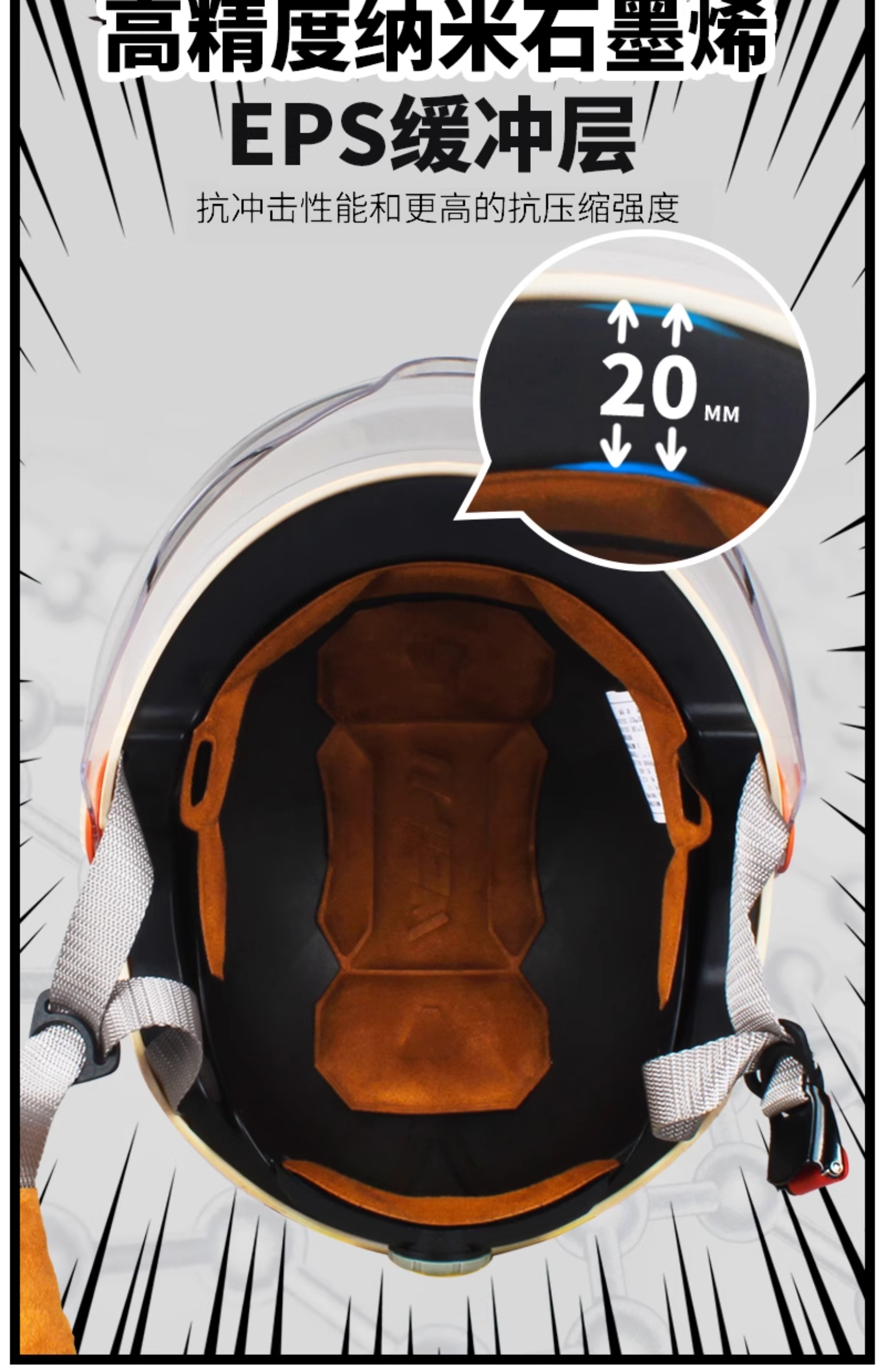 Electric Motorcycle Helmet 3C Certified, Universal for All Seasons