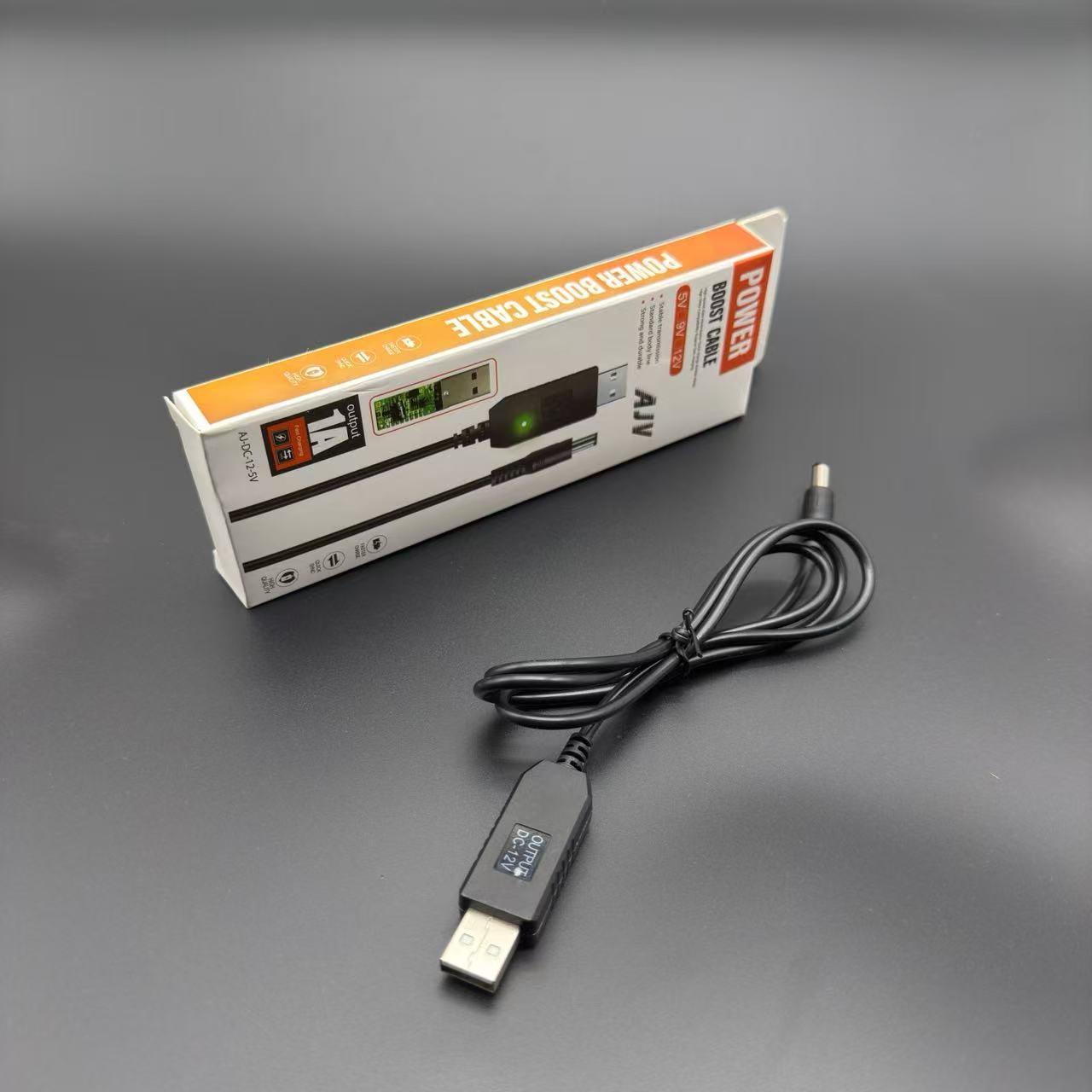 Cable de refuerzo de 5v negro 12v (router)