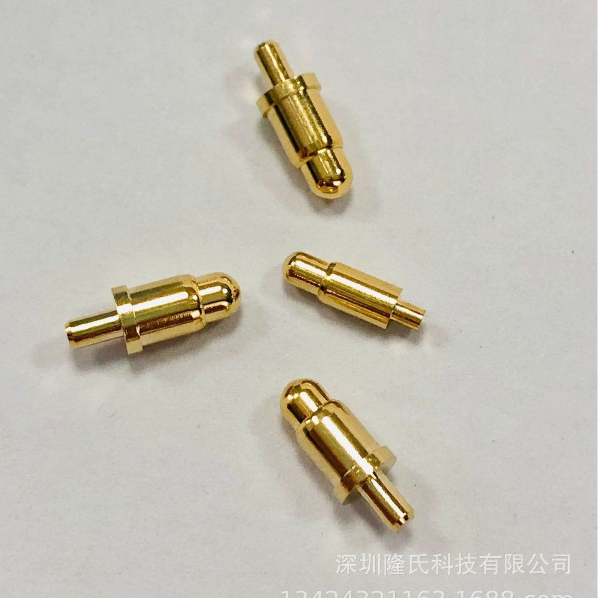 SMT蓝牙耳机pogopin天线探针灯饰磁吸充电弹簧针