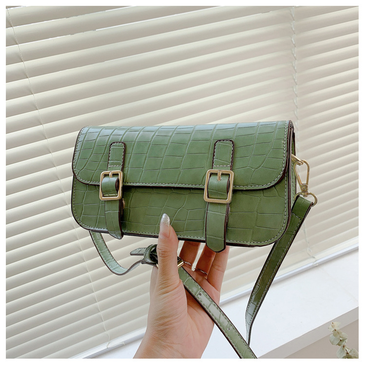 Retro Stone Pattern  Portable Messenger Shoulder Underarm Bag display picture 3