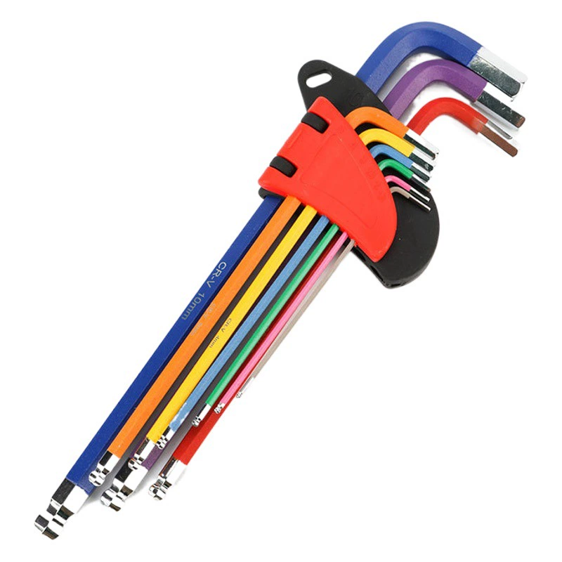 Цветной шестигранный ключ подходит для шестигранной 6-угловой отвертки, шестигранная угловая шаровая Головка