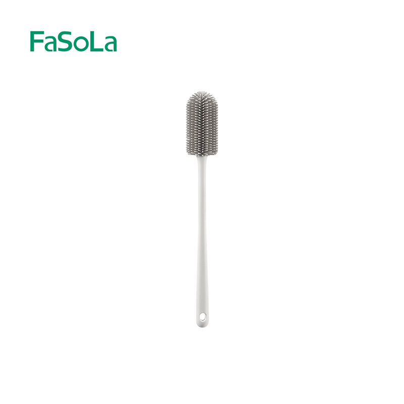 FaSoLa长柄清洁刷破壁机专用清洁无死角缝隙刷子奶瓶水杯硅胶杯刷|undefined