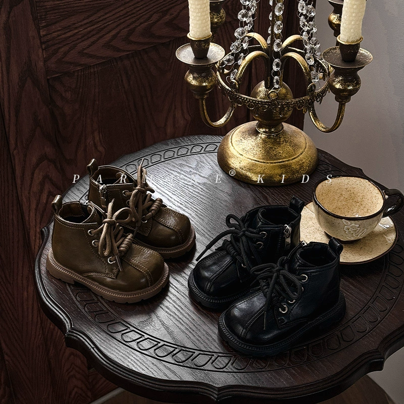 Детские минималистские сапоги челси 2025 осенние и зимние новые мужские и женские сапоги Мартин сапоги