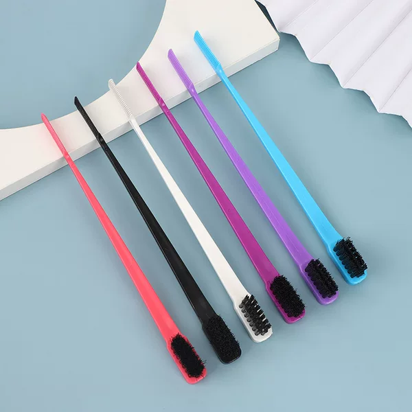 Beauty Tools Plastic New Double-headed Eyebrow Brush Makeup Brush Hair Dye Dual-use Brushing Brush Eyelash Brush Broken Hair Modification