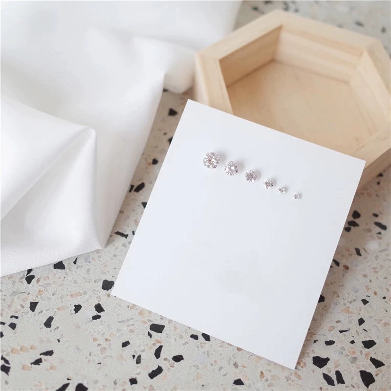 Earrings, silver 999 sample, simple and elegant design, light luxury style