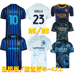 インテル ミラノ ジャージ 25/26 ホーム アウェイ ロッシ ジョイント エディション サッカー ユニフォーム プレゲーム トレーニング トップ ファン/選手