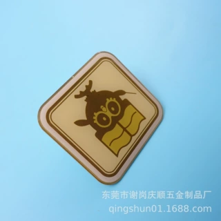 定制青铜印刷滴胶胸针 节庆礼品工艺品金属徽章