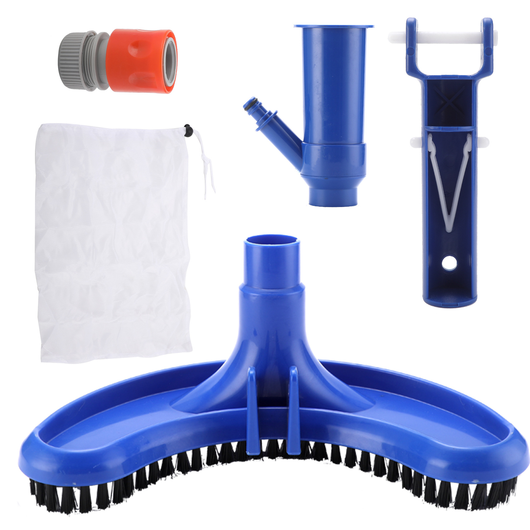 跨境亚马逊eBay喷射真空刷吸池头游泳池吸污头配件清洁工具