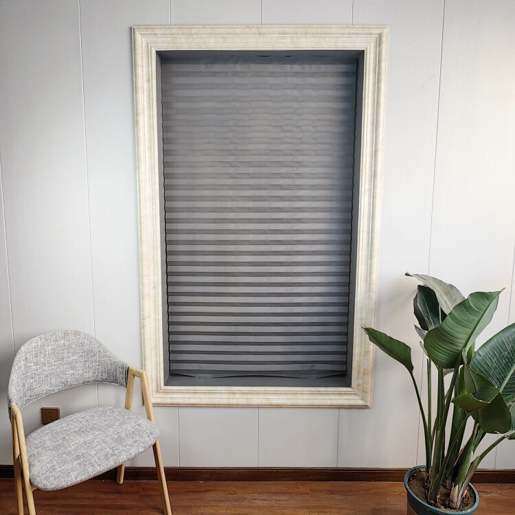 GRILA pleated curtain pleated curtain sunshade self-paste can be cut simple curtain cross-border foreign trade explosion disposable GRILA pleated curtain pleated curtain sunshade self-paste can be cut simple curtain cross-border foreign trade explosion disposable
