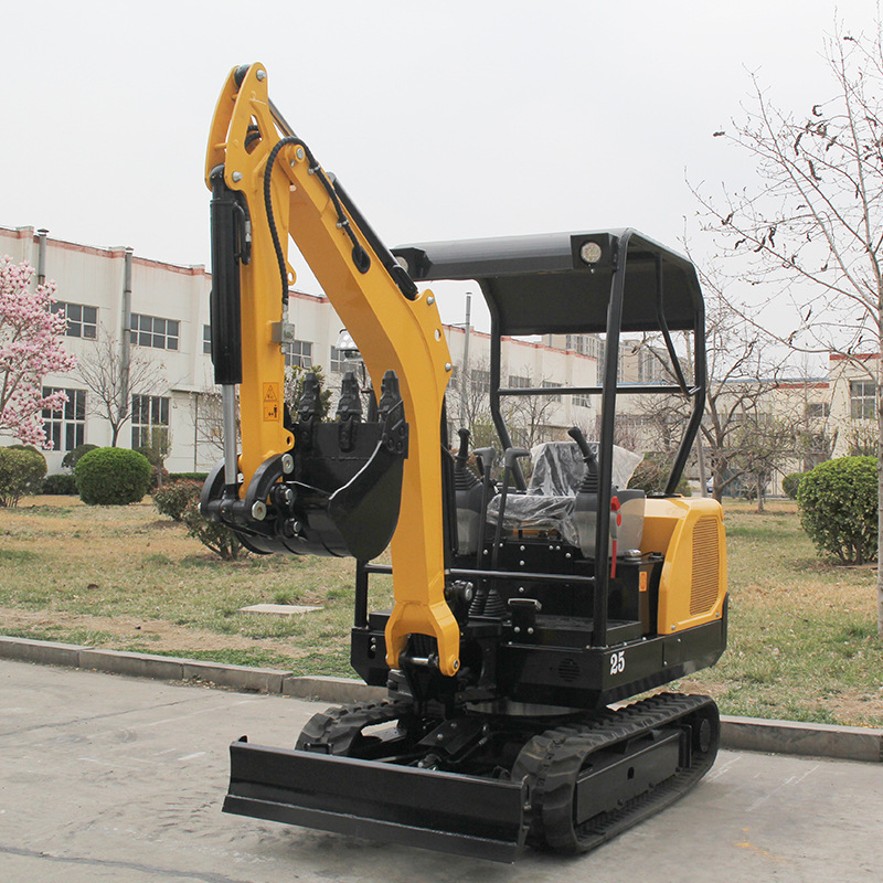 工程mini钩机指示清晰工业园区微型挖掘机EZ-25小型多功能挖土车