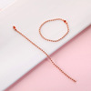 Bead chain clothing tag chain round bead chain jewelry key chain wave pearl chain color hanging chain DIY material wholesale