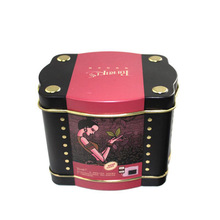 糯米香普洱熟茶緊壓茶包裝鐵罐 小沱茶罐裝多口感緊壓調制茶鐵罐
