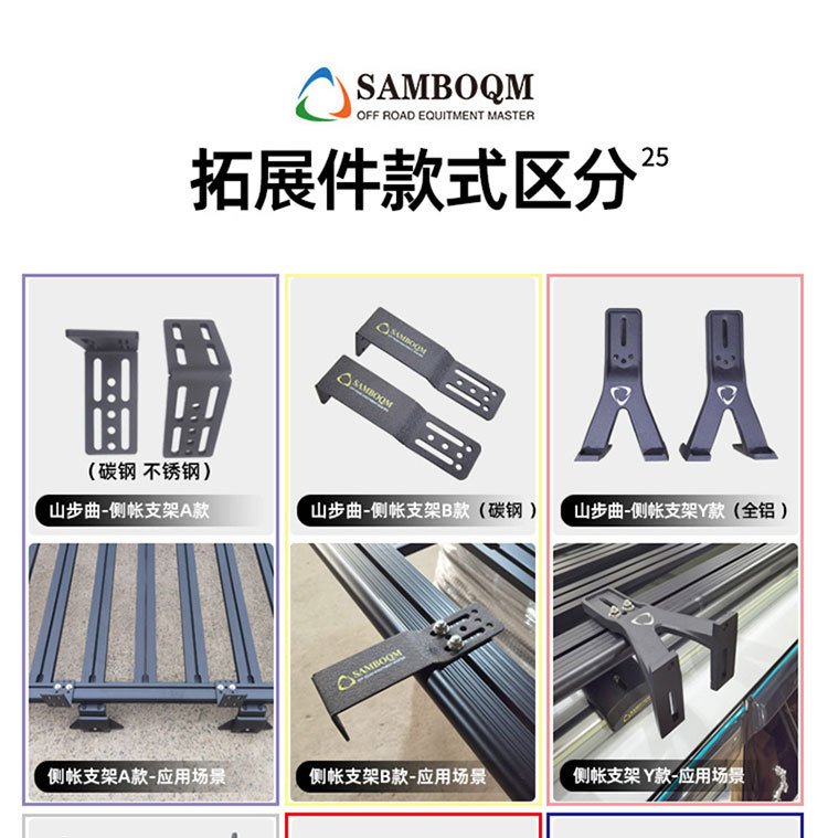 Chery Tiggo 9 Roof Rack Ladder Side Tent Roof Box Outdoor Off-Road Modified Roof Platform