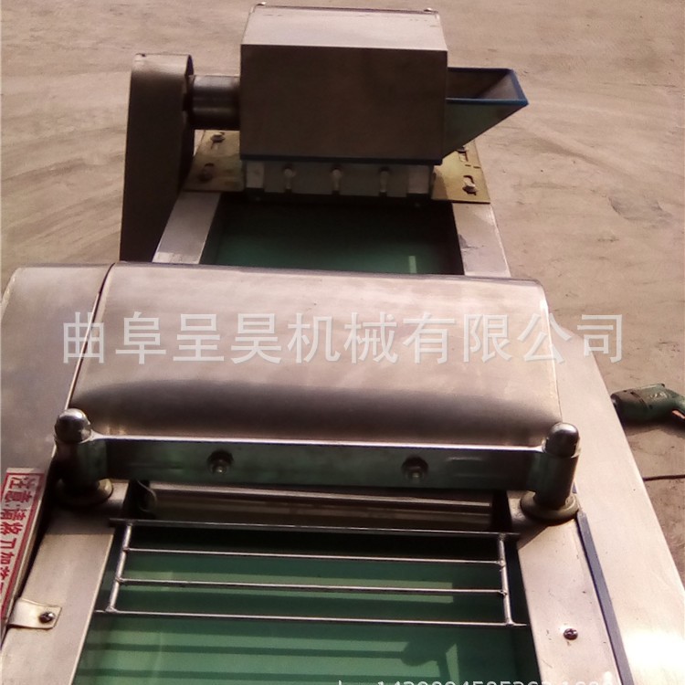 食堂切丝切片机 白萝卜土豆切片设备 呈昊销售双头切菜机