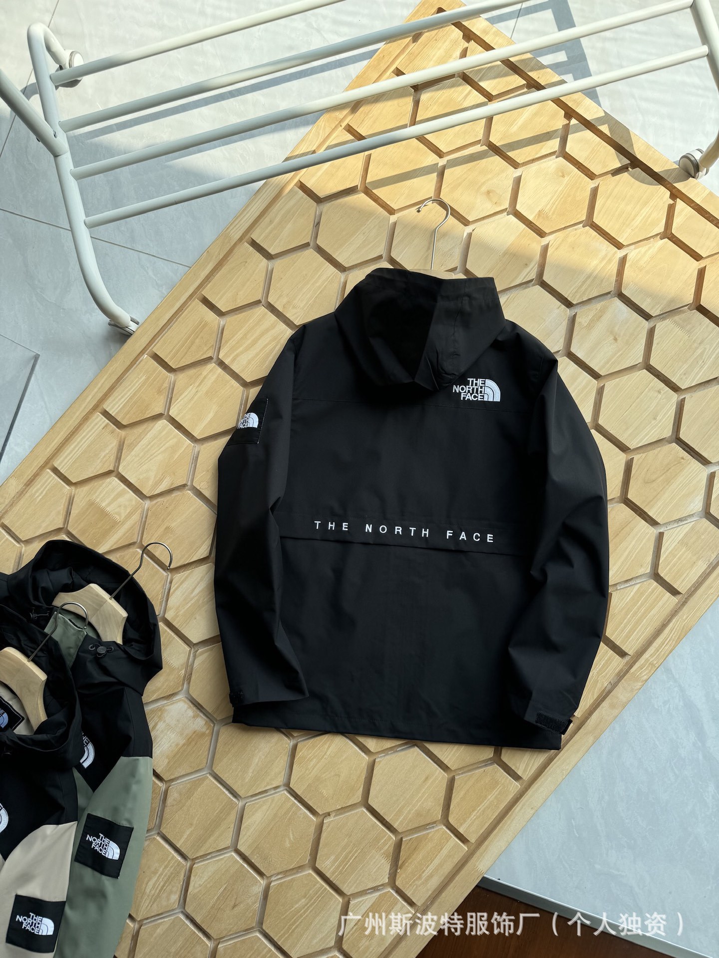 Cross-Border Export Spring, Autumn and Winter Tnf Jacket Hooded Light Jacket Embroidered North Face Outdoor Jacket Waterproof 198 5