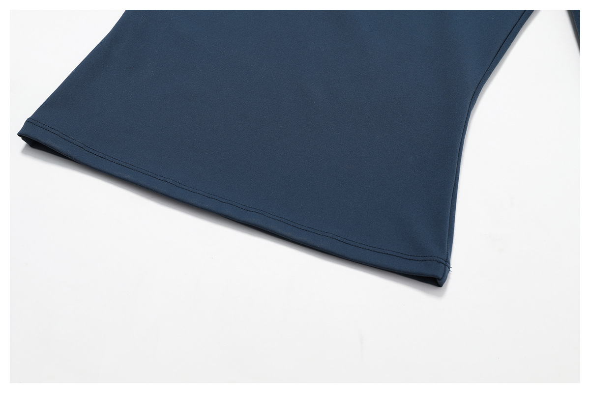 Einfacher Stil Einfarbig Nylon Elasthan Rundhals Aktive Tops T-shirt display picture 34