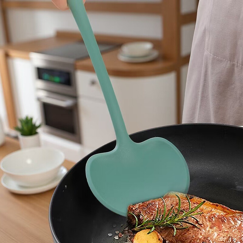 硅胶蘑菇锅铲家用厨房工具耐高温炒菜铲不粘锅炒勺食品级硅胶铲子|undefined