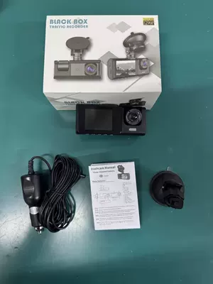 Overseas Hot-Selling Model C309 Three-Way Dash Cam with High-Definition Night Vision, Parking Monitoring, and Mobile Phone Connectivity for Vehicle Recording (Driving recorder) - 309-double-recording-inside-the-car
